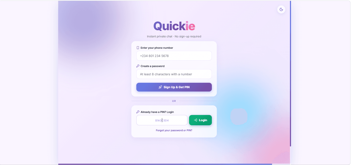 Quickie Chat Desktop